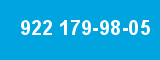 922 179-98-05